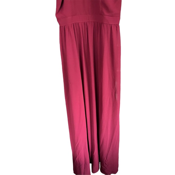 Lulu's Burgundy Maxi Dress - Picture 8 of 9